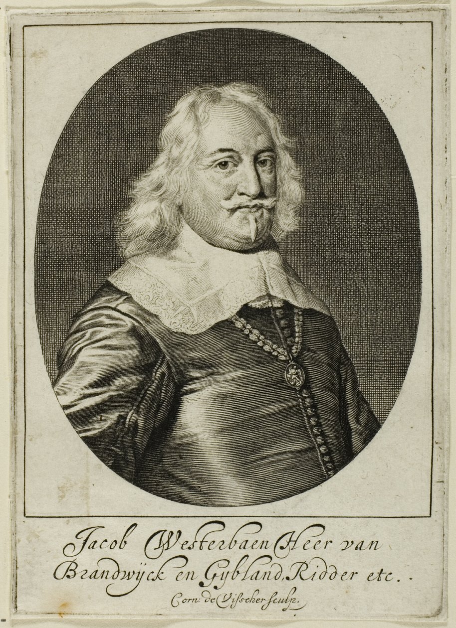 Jacob Westerbaen, pán z Brandwijku od Cornelis Visscher