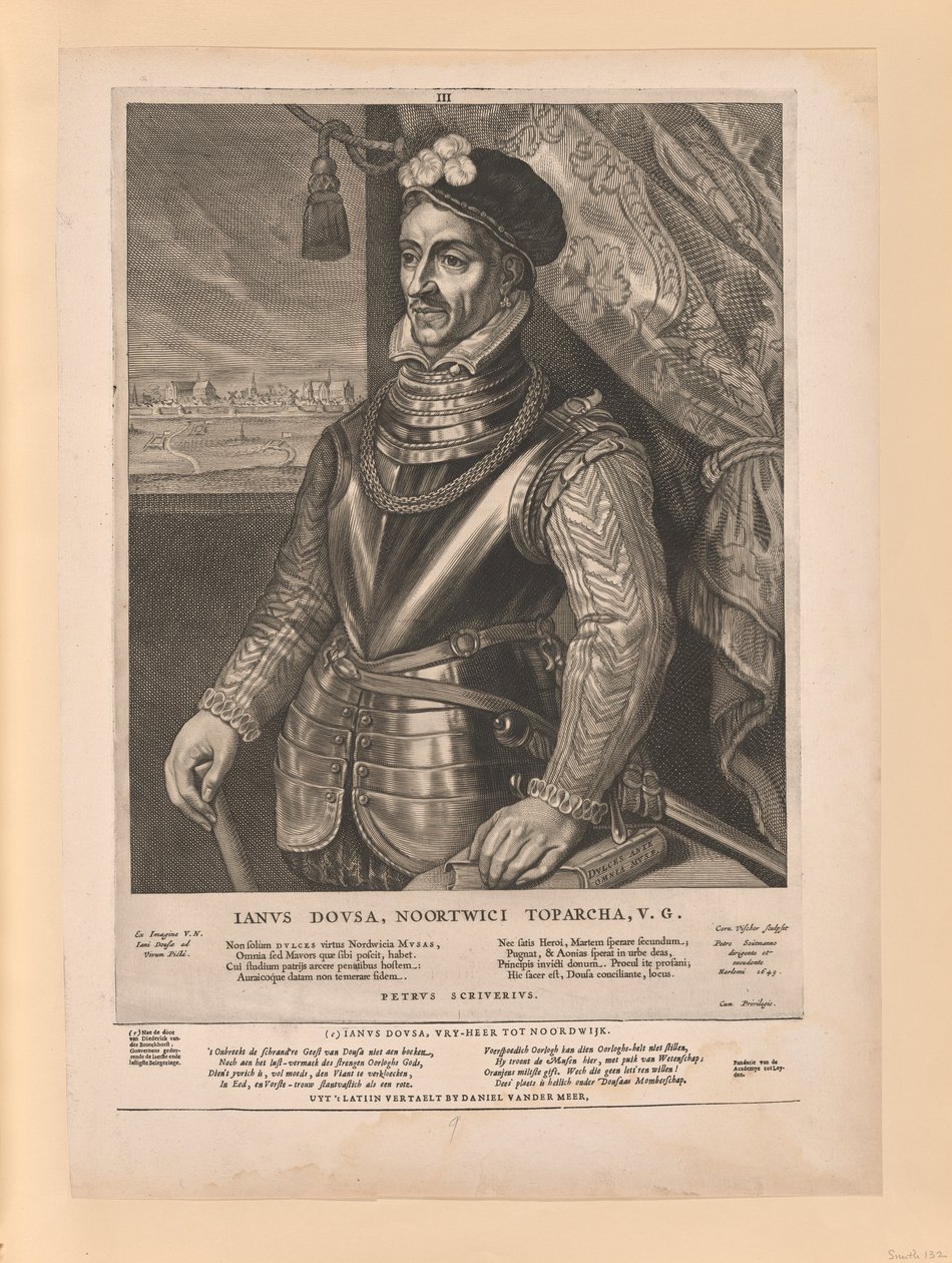 Jan van der Does, z knihy Quatuor Personae od Cornelis Visscher