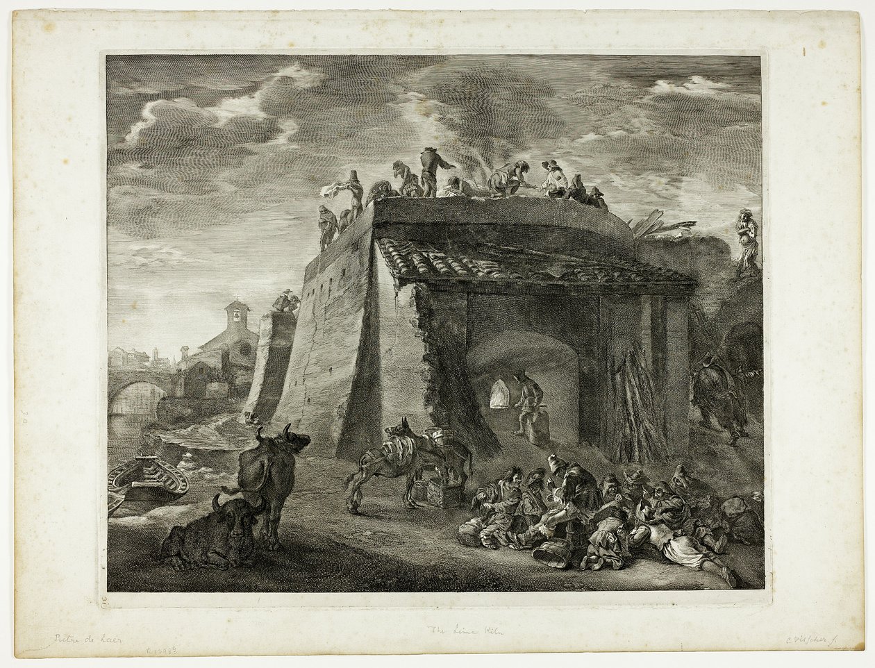 Vápenka, od Cabinet Reynst od Cornelis Visscher