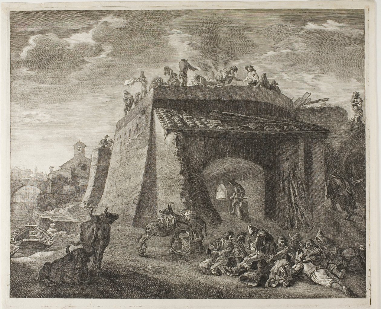 Vápenka, od Cabinet Reynst od Cornelis Visscher