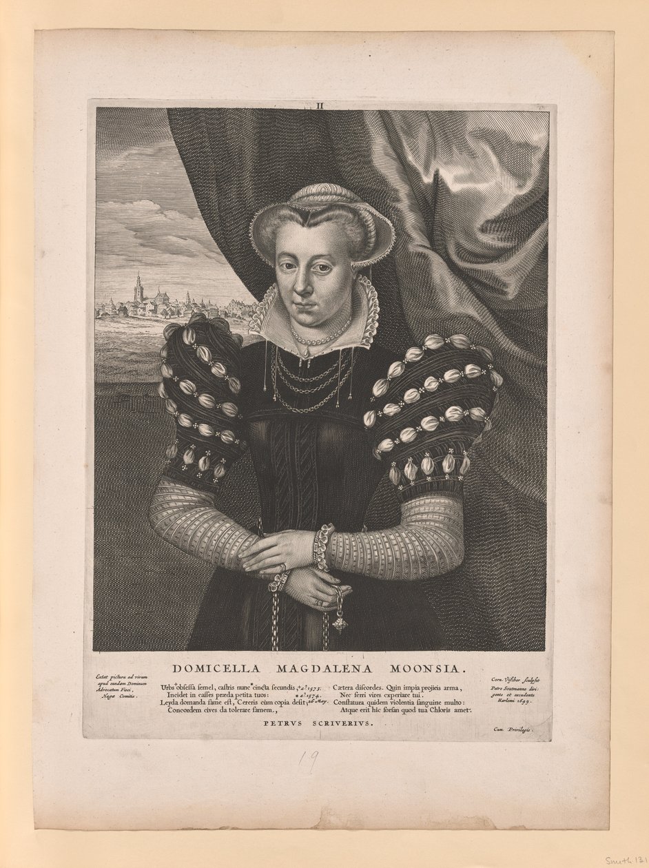 Magdalena Moons, od Quatuor Personae od Cornelis Visscher