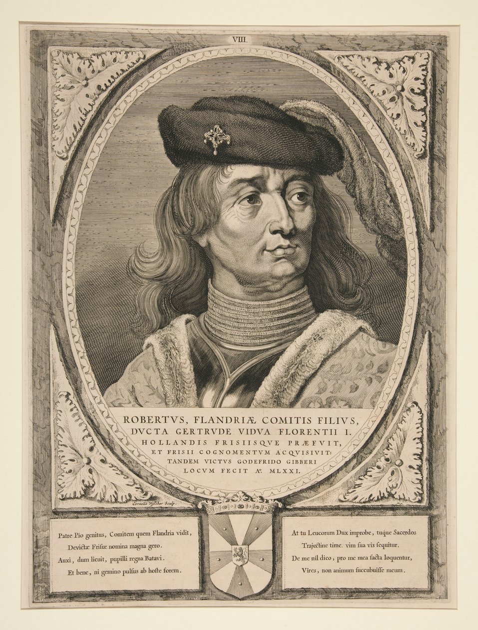 Robert, syn hraběte z Flander od Cornelis Visscher