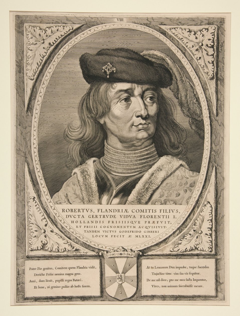 Robert, syn flanderského hraběte od Cornelis Visscher