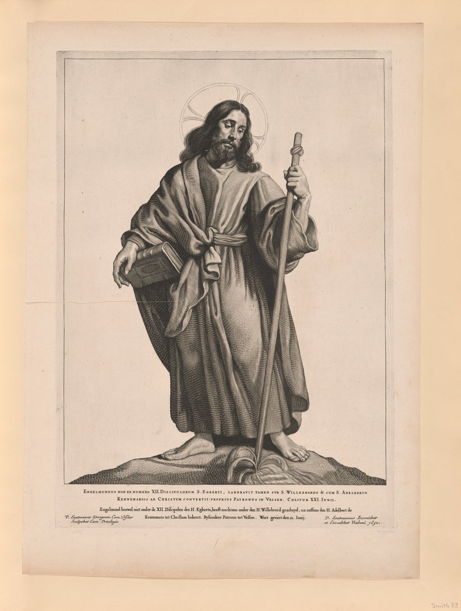 Svatý Engelmundus od Cornelis Visscher