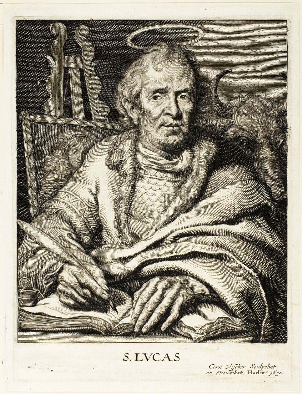Svatý Lukáš od Cornelis Visscher