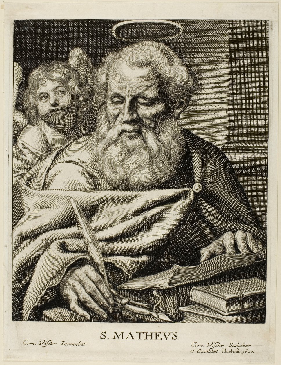 Svatý Matěj od Cornelis Visscher