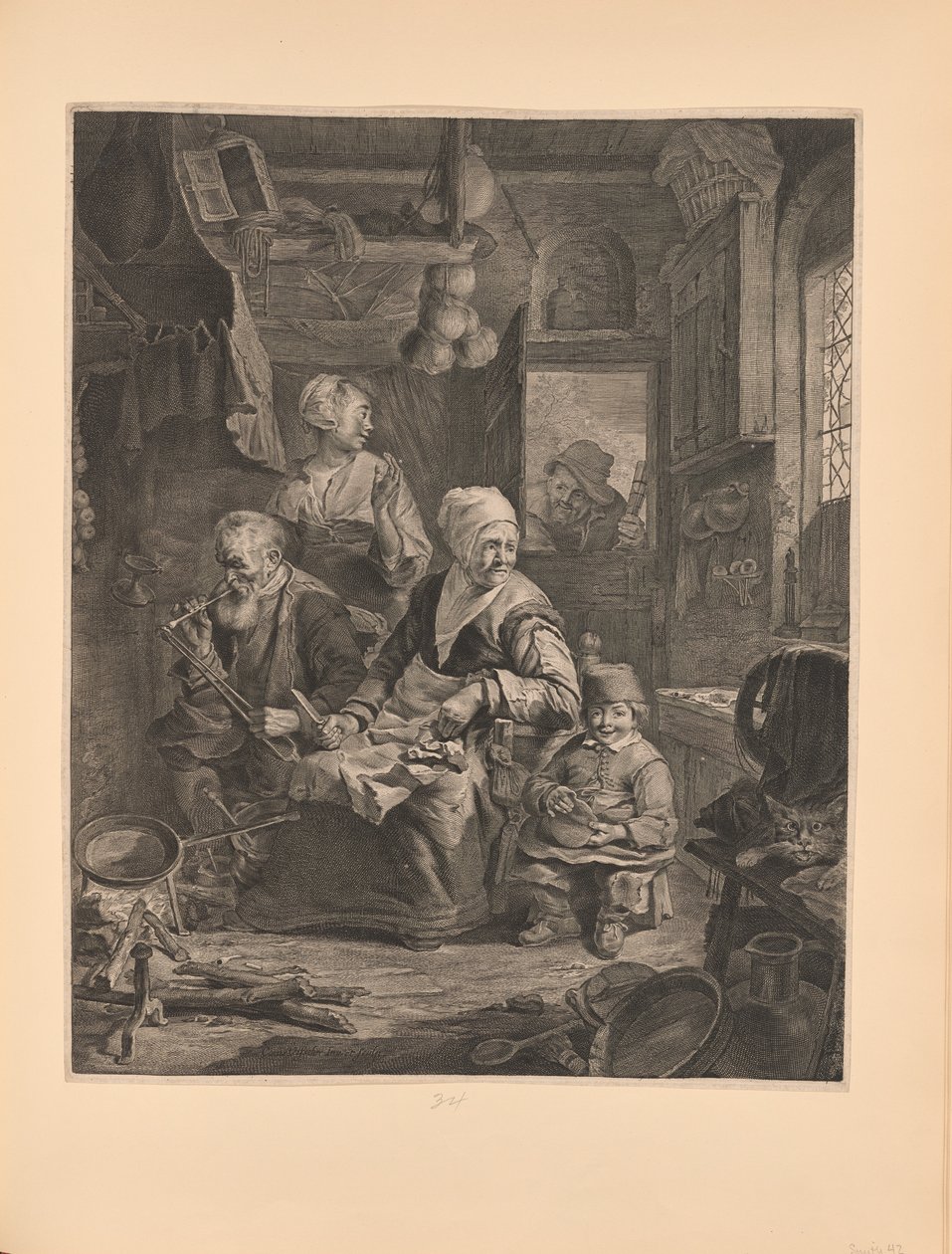 Palačinkářka od Cornelis Visscher