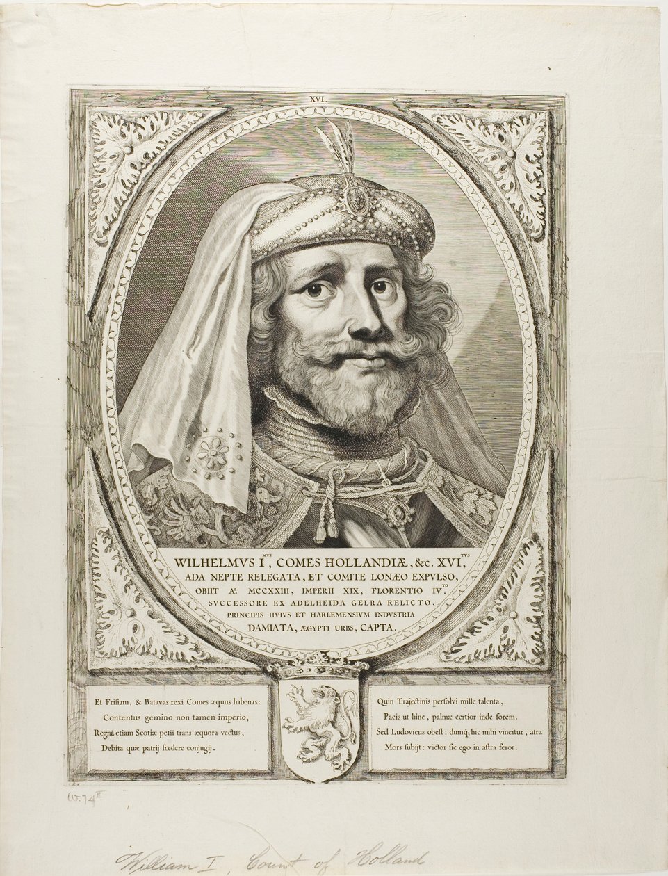 Vilém I., z Principes Hollandiae, Zelandiae, et Frisiae od Cornelis Visscher