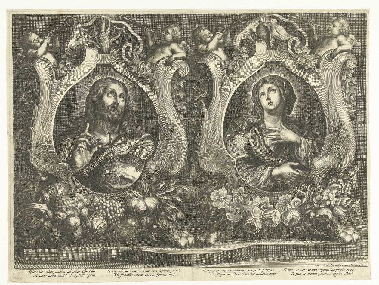 Kristus a Marie od Cornelis de Bout (possibly)