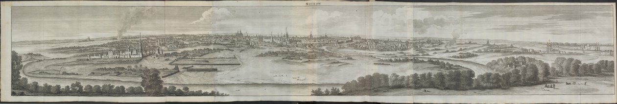 Moskva Od: Cesty po Moskvě, 1711 od Cornelis de Bruijn