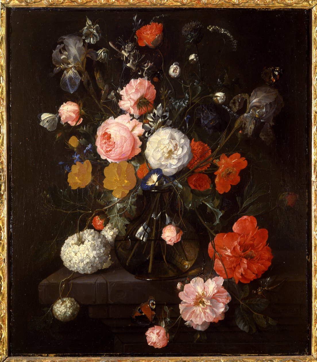 Váza s květinami, cca 1670-80 od Cornelis de Heem