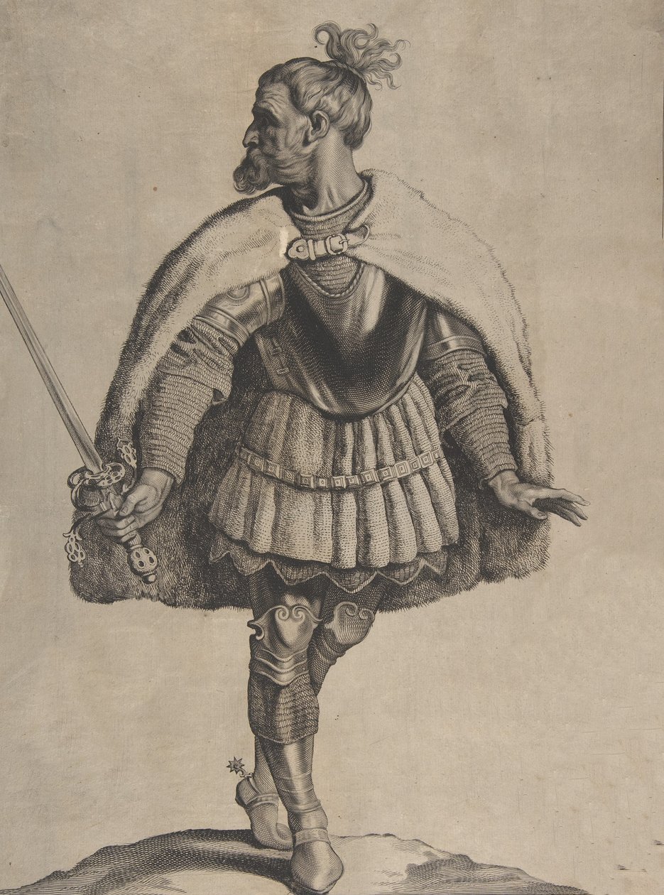 Svevus, ze série Peplus, sive Gothorum, Heruolorum..., 1650. od Cornelis de Visscher