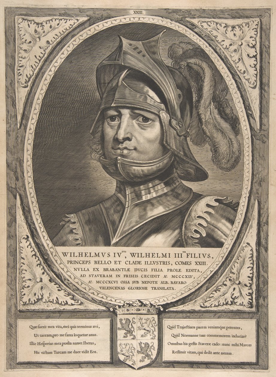 William IV ze série Hraběte a hraběnky z Holandska, Zeelandu a Západního Fríska, 1650. od Cornelis de Visscher