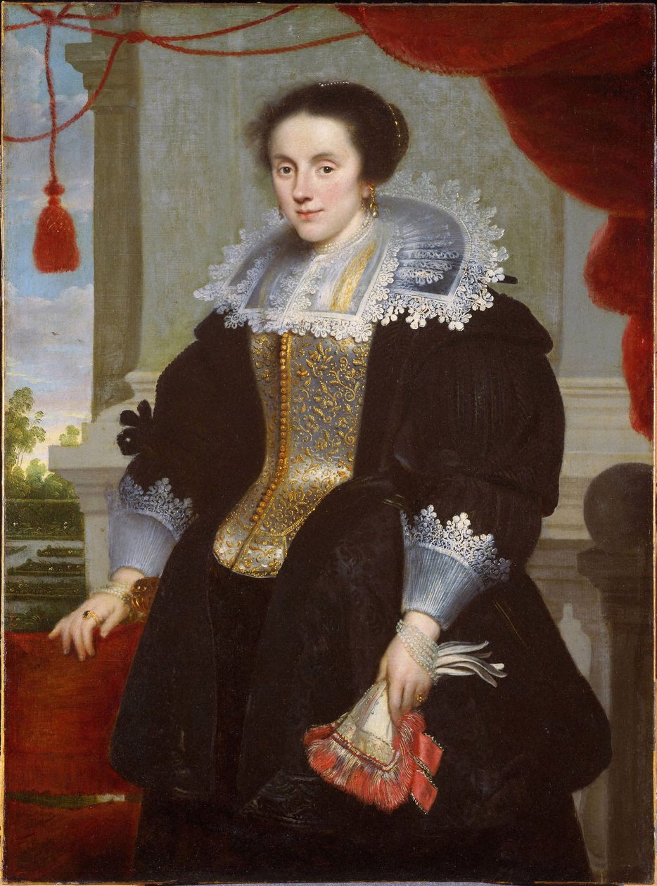 Portrét dámy od Cornelis de Vos
