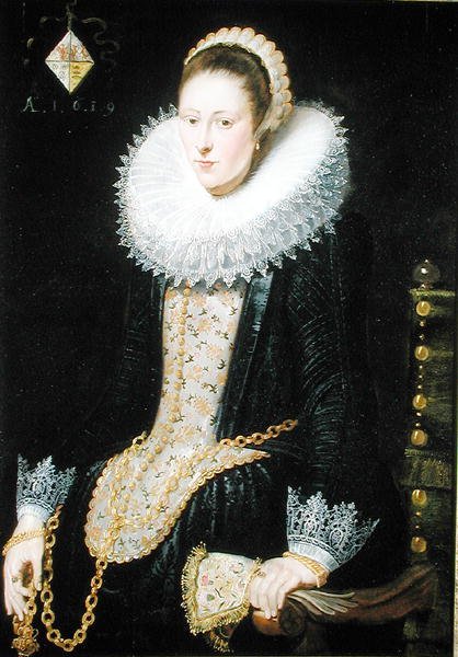 Portrét dámy z rodiny Pelgromů od Cornelis de Vos