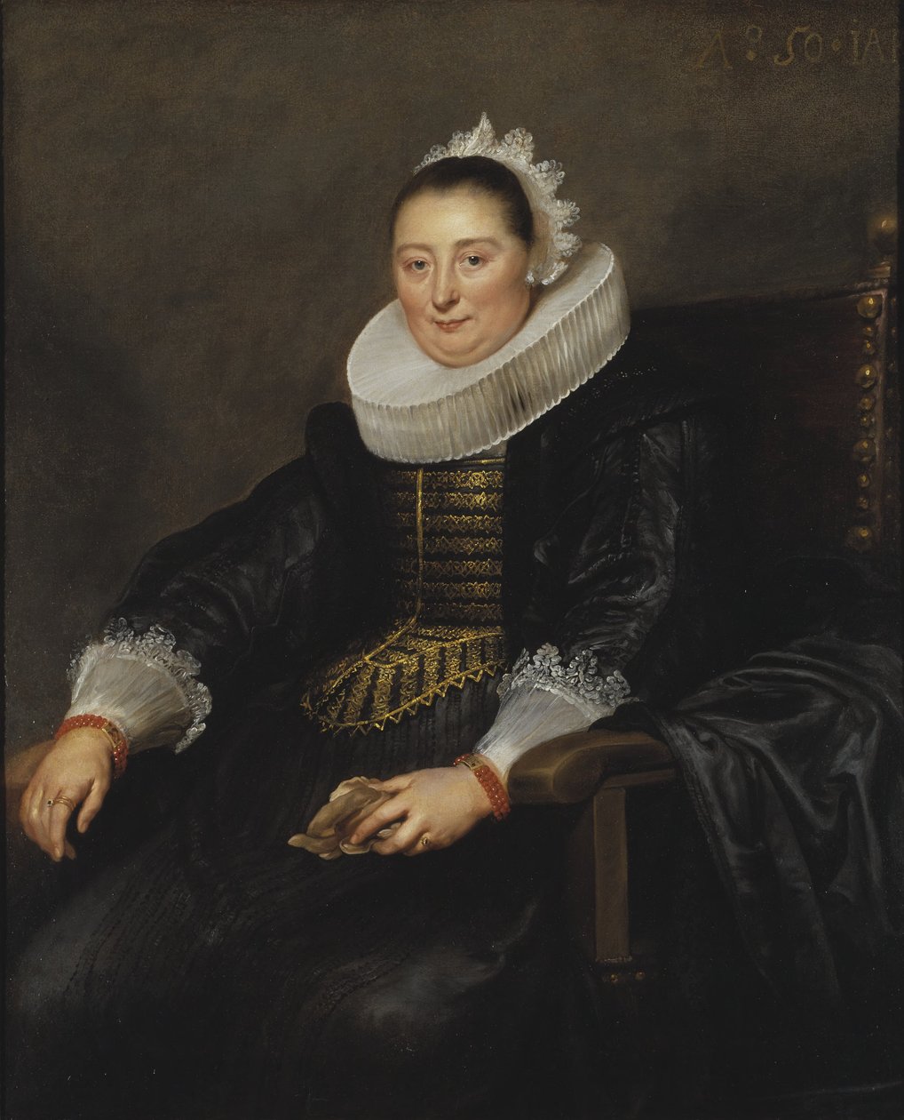 Portrét ženy středního věku od Cornelis de Vos