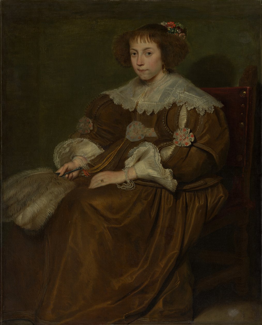 Portrét mladé ženy. od Cornelis de Vos