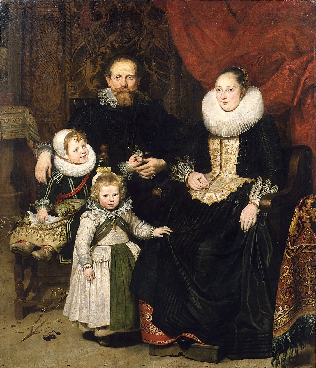 Autoportrét s rodinou, 1621. od Cornelis de Vos