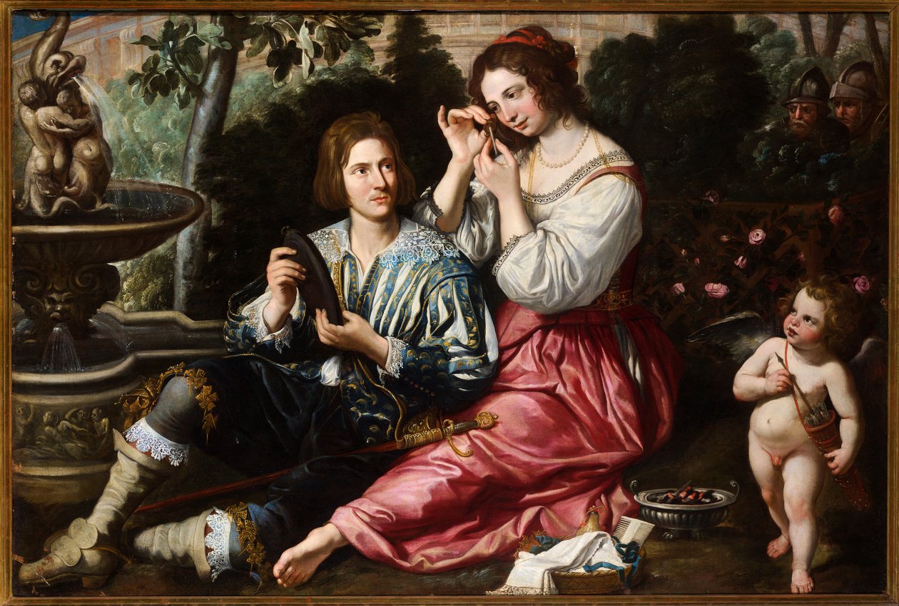 Rinaldo a Armida od Cornelis de Wael