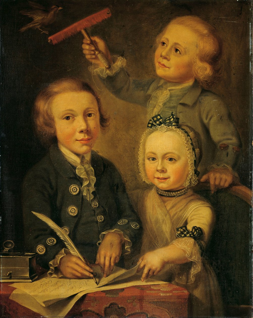Portrét dětí Barenda Goudriaana od Cornelis van Cuylenburgh (II)