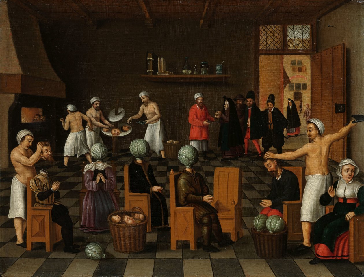 Legenda o pekaři z Eeklo od Cornelis van Dalem (copy after)