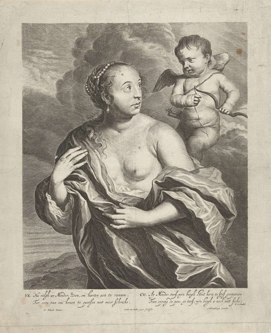 Venuše v Amorovi od Cornelis van Dalen (II)