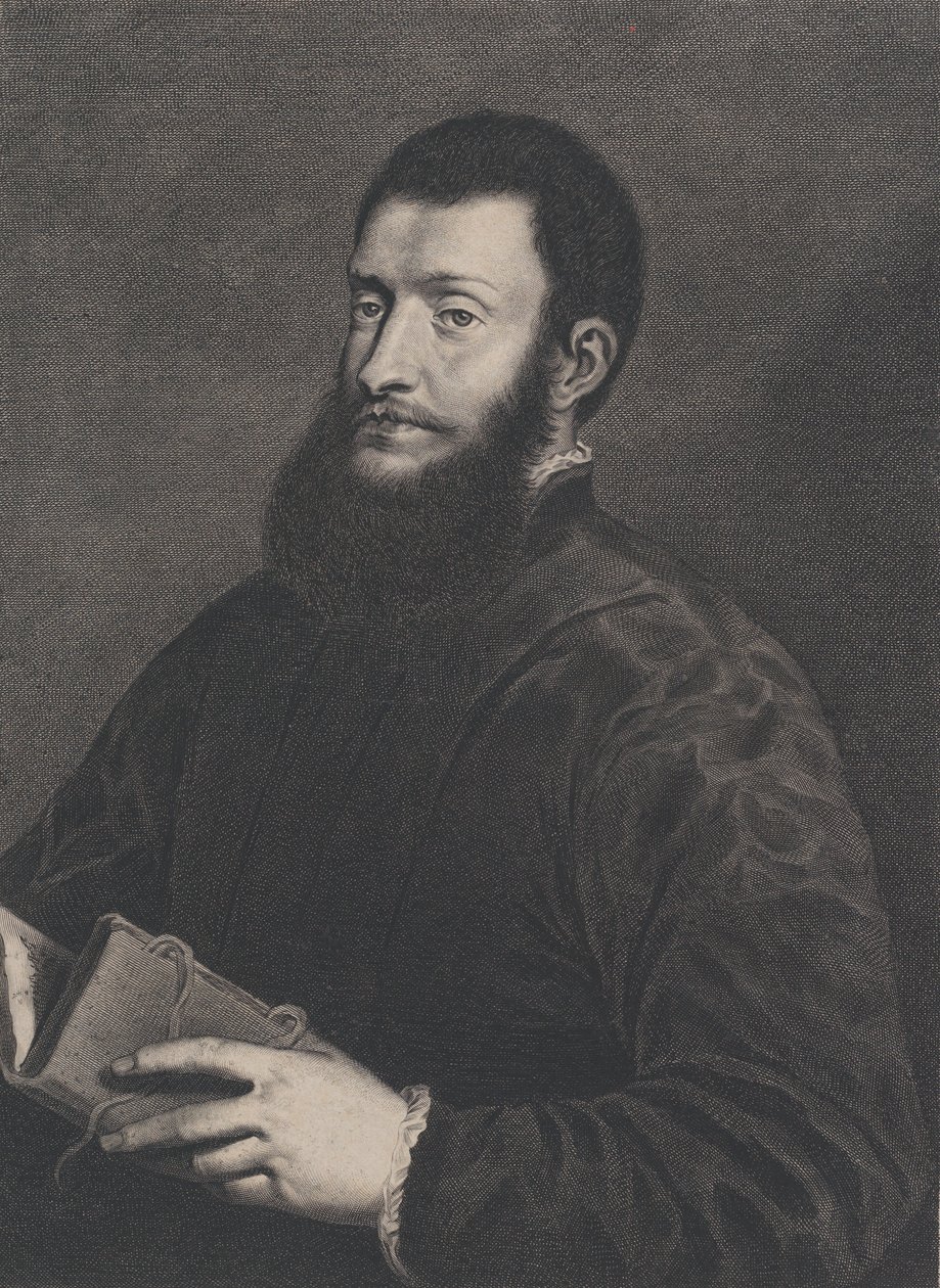 Portrét Pietro Aretino, ca. 1655-1660. od Cornelis van Dalen II