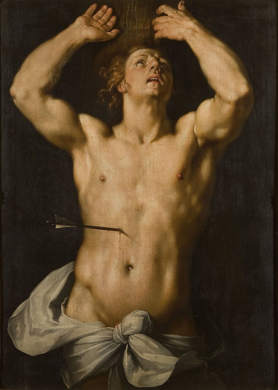 Svatý Šebestián od Cornelis van Haarlem