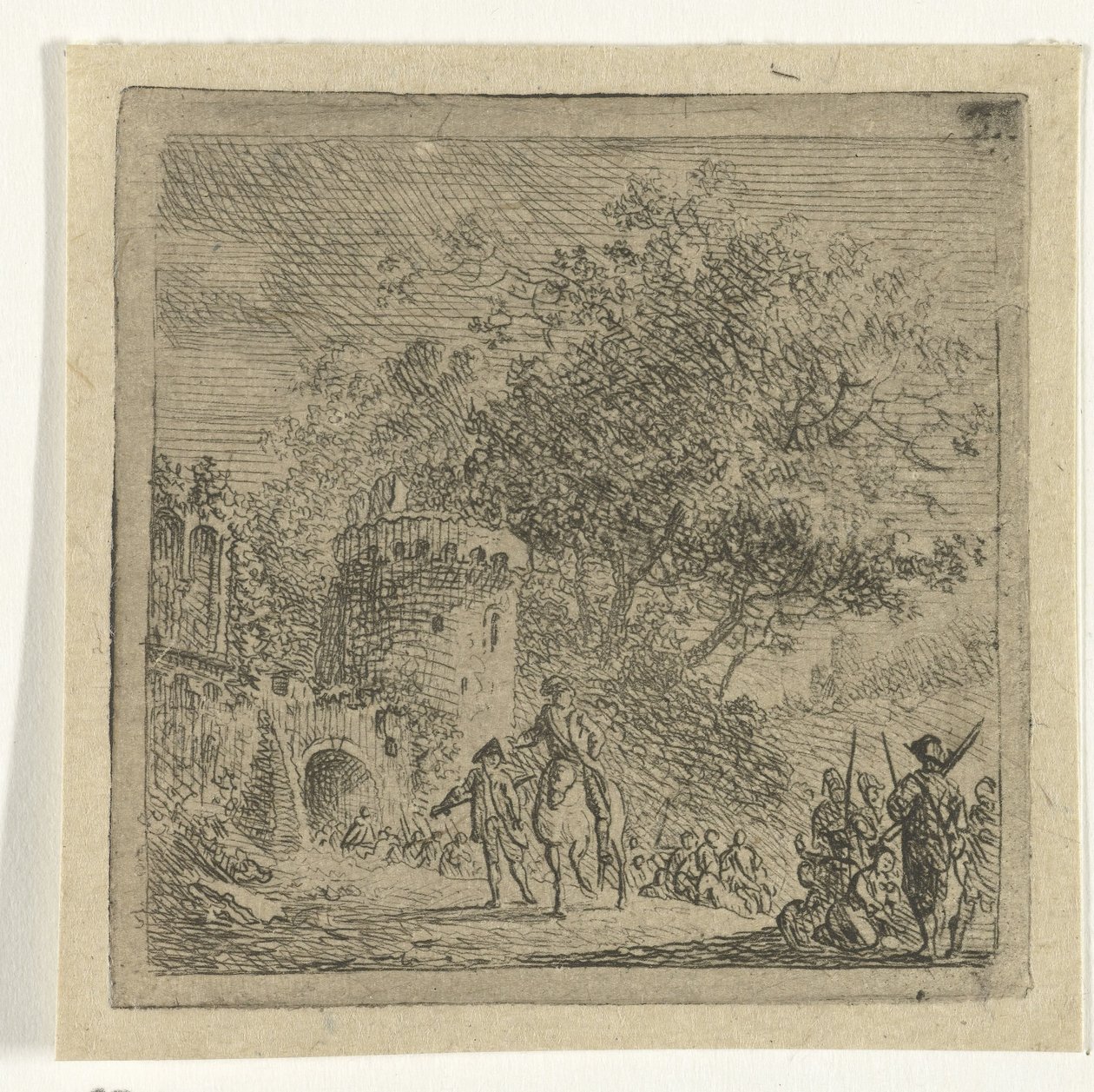 Vojáci u brány od Cornelis van Hardenbergh