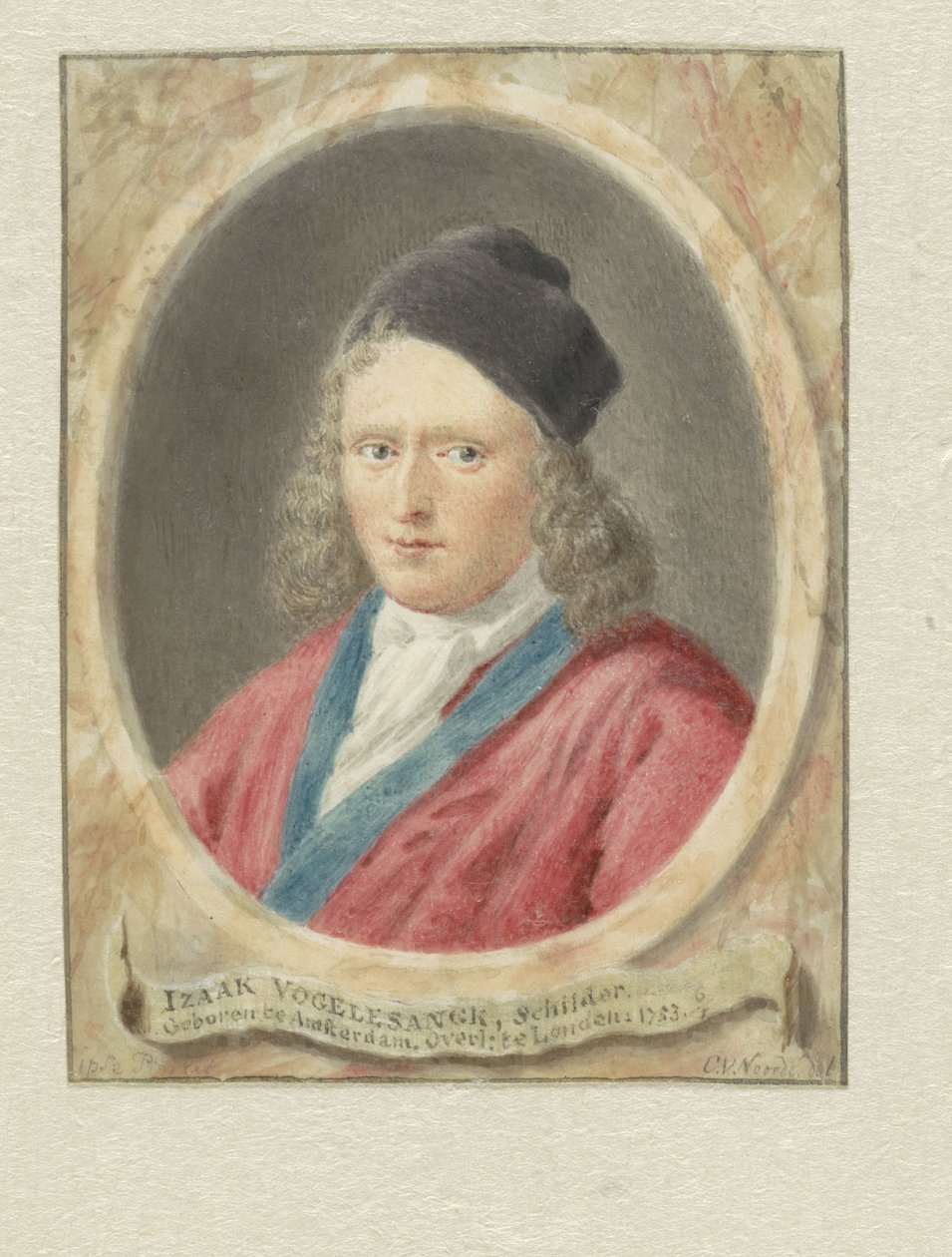 Portrét Izaaka Vogelensancka od Cornelis van Noorde