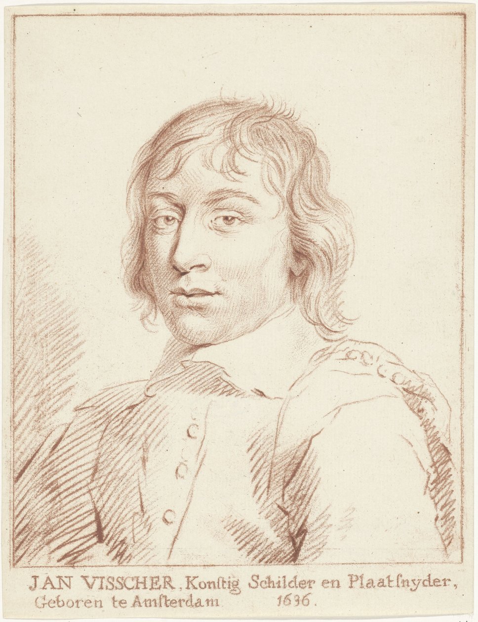 Portrét Jana de Visscher od Cornelis van Noorde