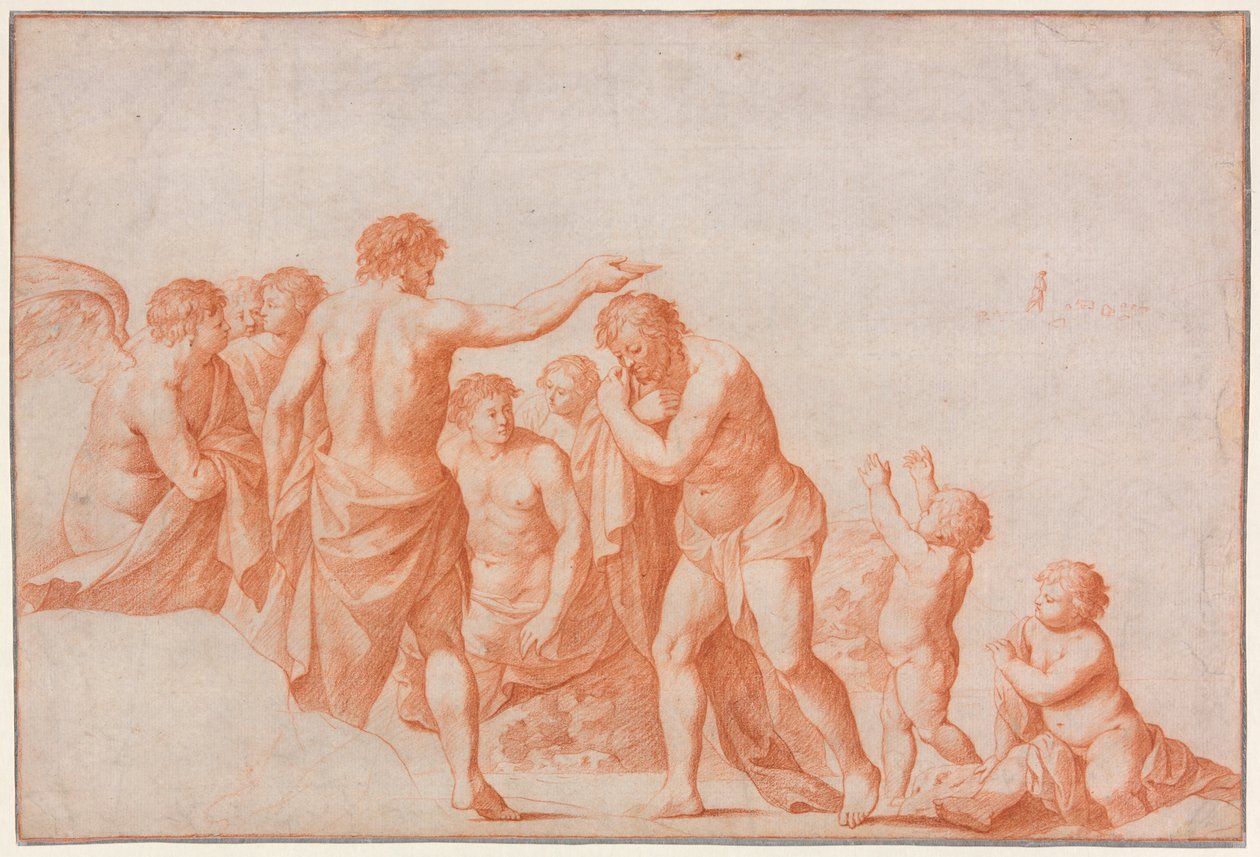 Kristův křest od Cornelis van Poelenburgh