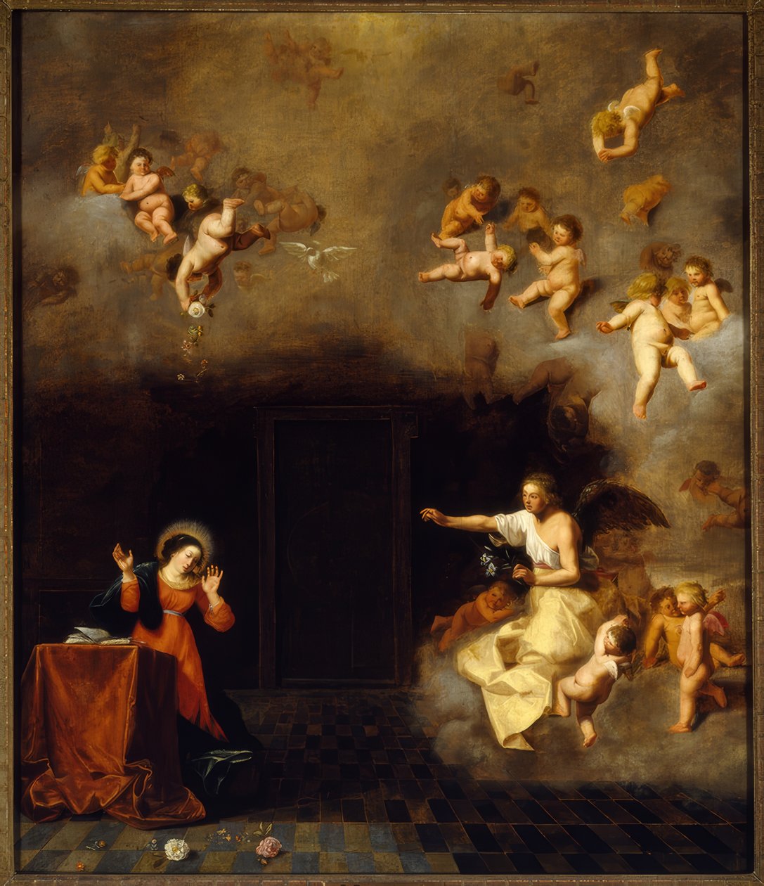 Zvěstování Marii od Cornelis van Poelenburgh
