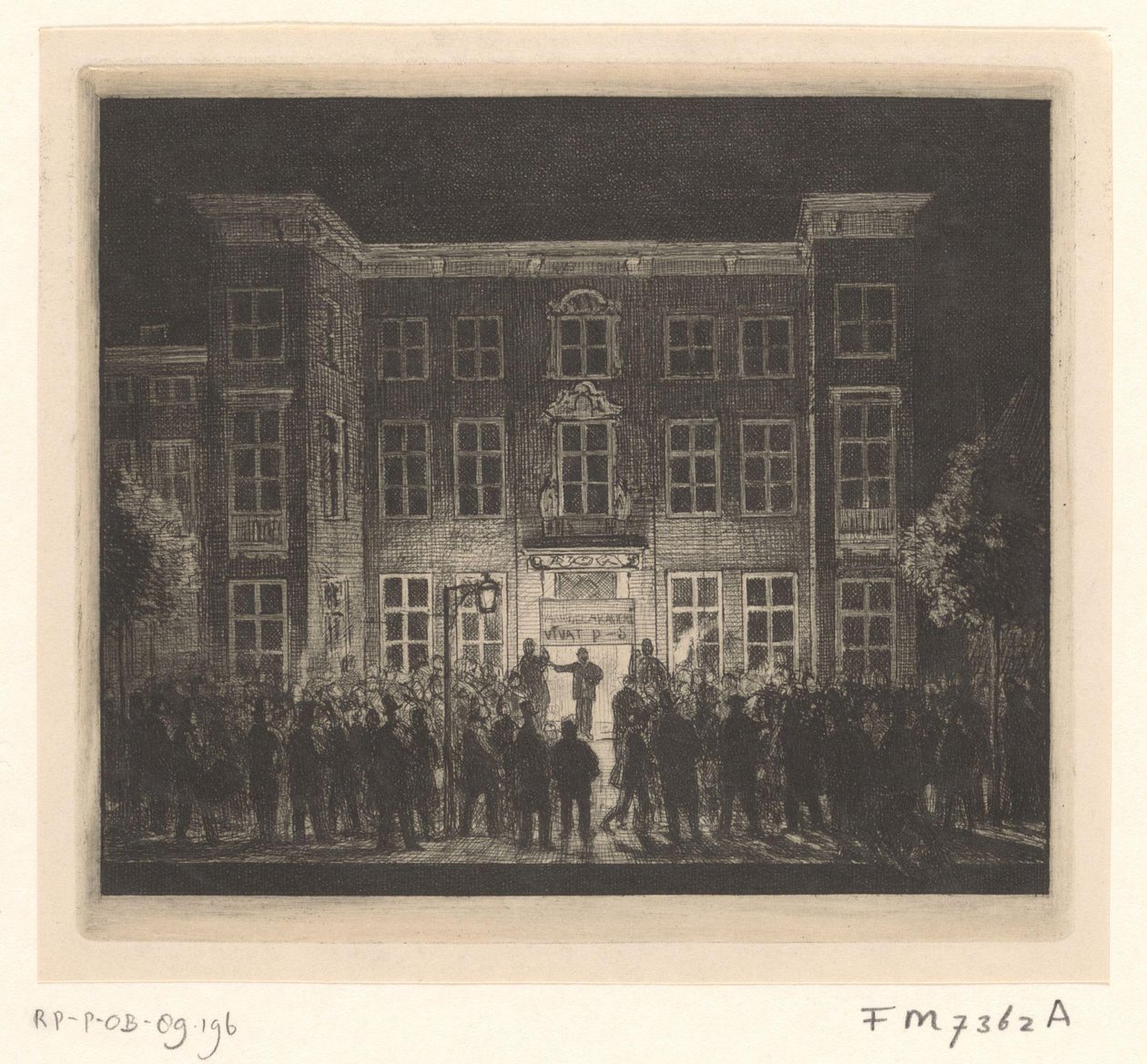Pohřeb Delftské akademie, 30. června 1864 od Cornelis van der Griendt