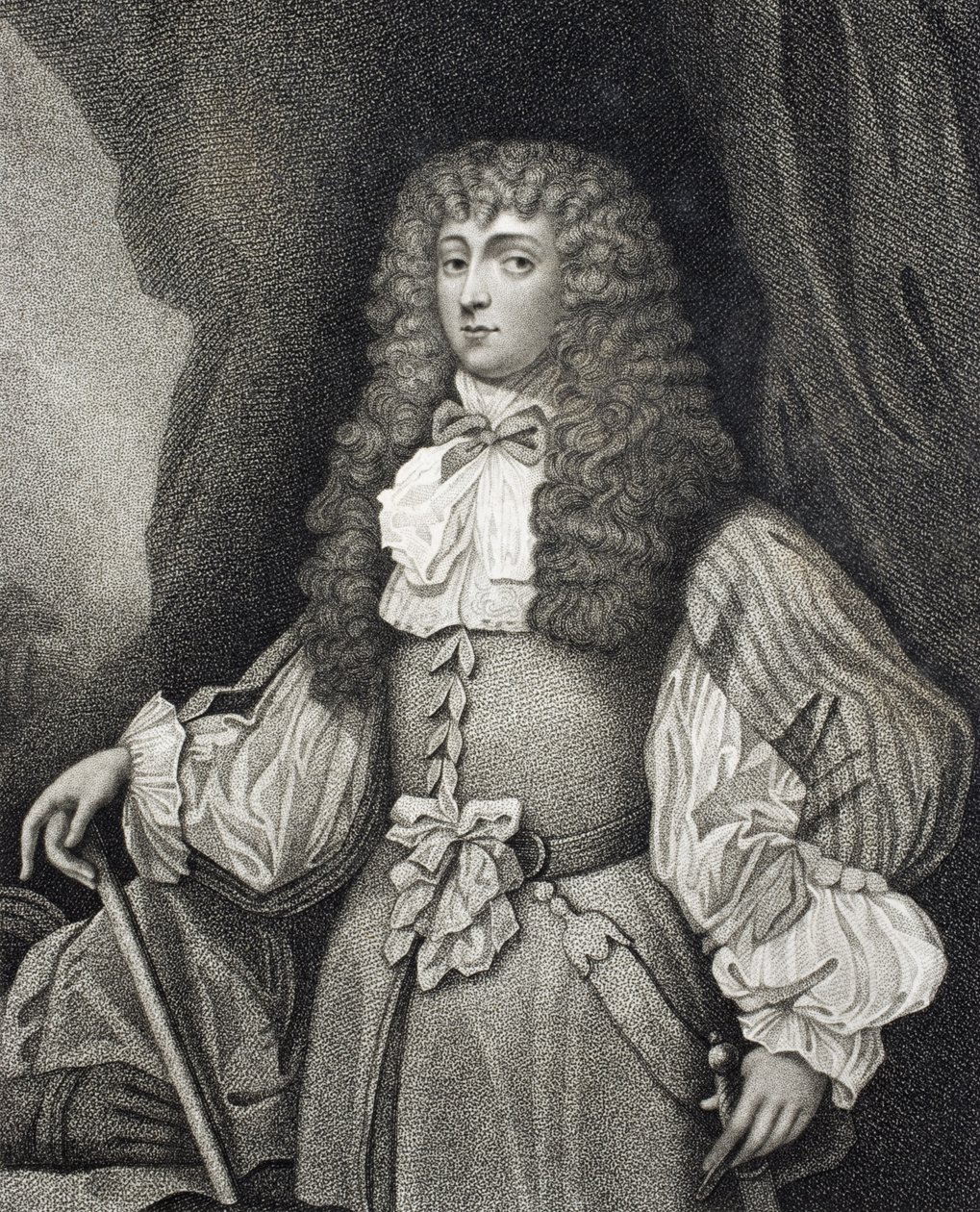 Frances Teresa Stewart, vévodkyně z Richmondu a Lennoxu, rytina Riverse, z knihy "Iconographia Scotica, or Portraits of Illustrious Persons of Scotland" od Johna Pinkertona, vydané v Londýně roku 1797 (lith). od Cornelius I Johnson
