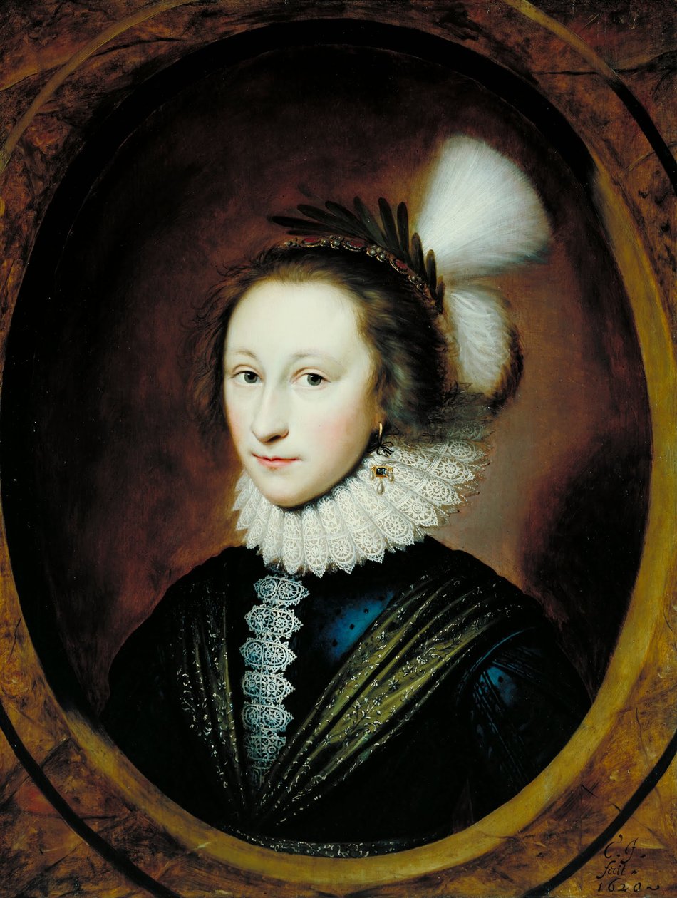 Portrét Susanna Temple, později Lady Lister od Cornelius I Johnson