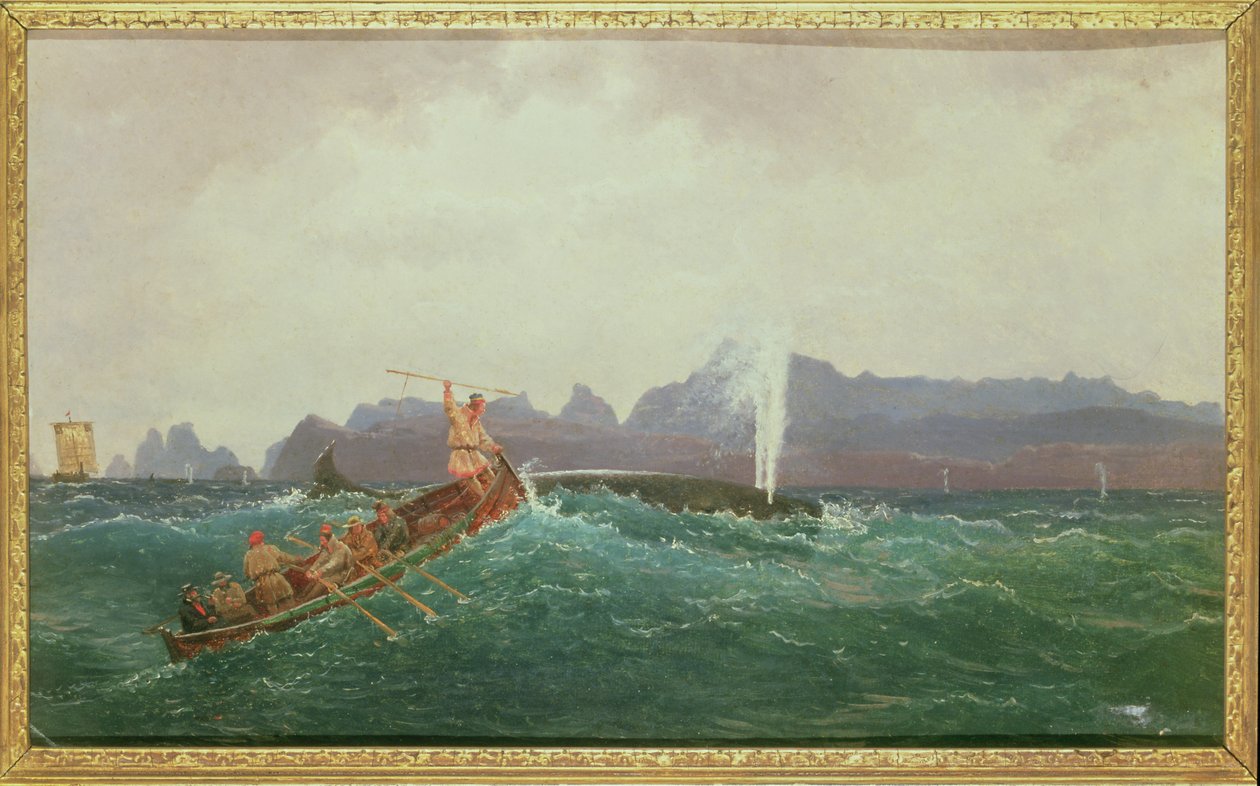 Velrybářská scéna od Cornelius Krieghoff