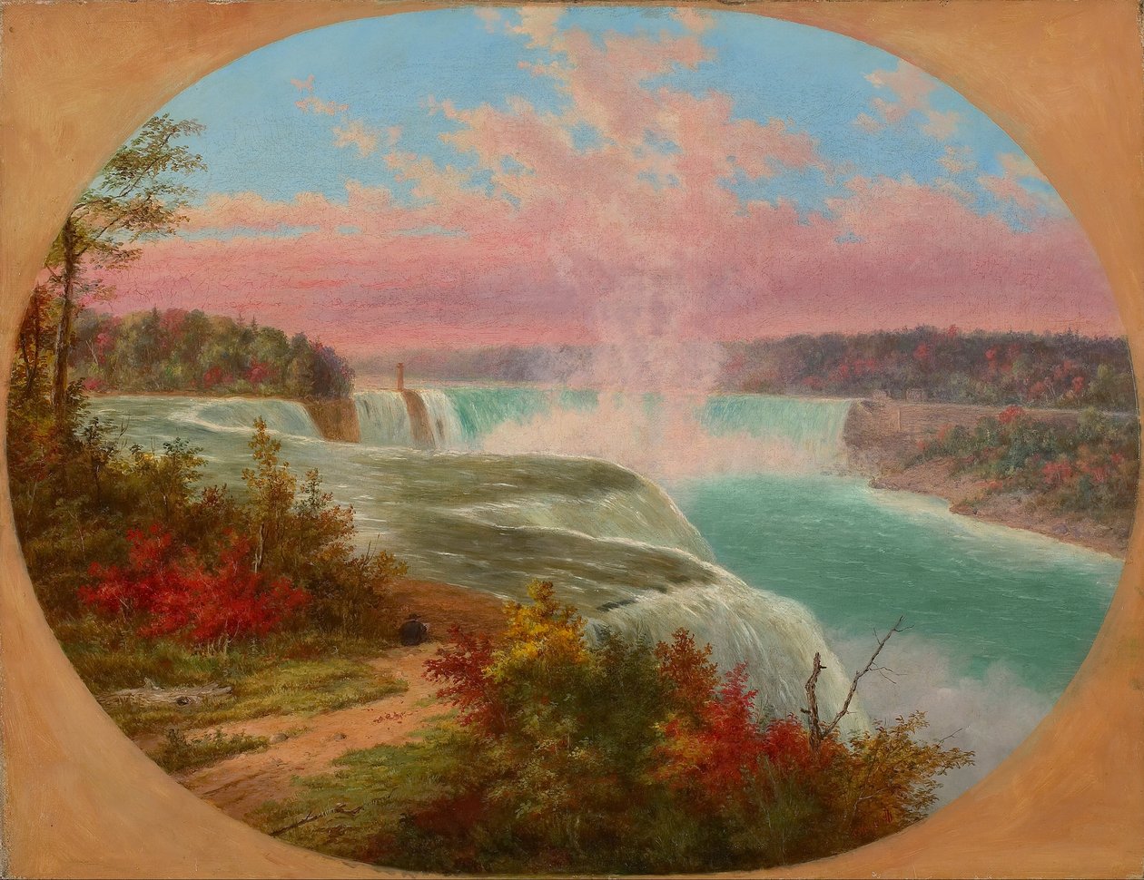 The Artist ve společnosti Niagara od Cornelius Krieghoff