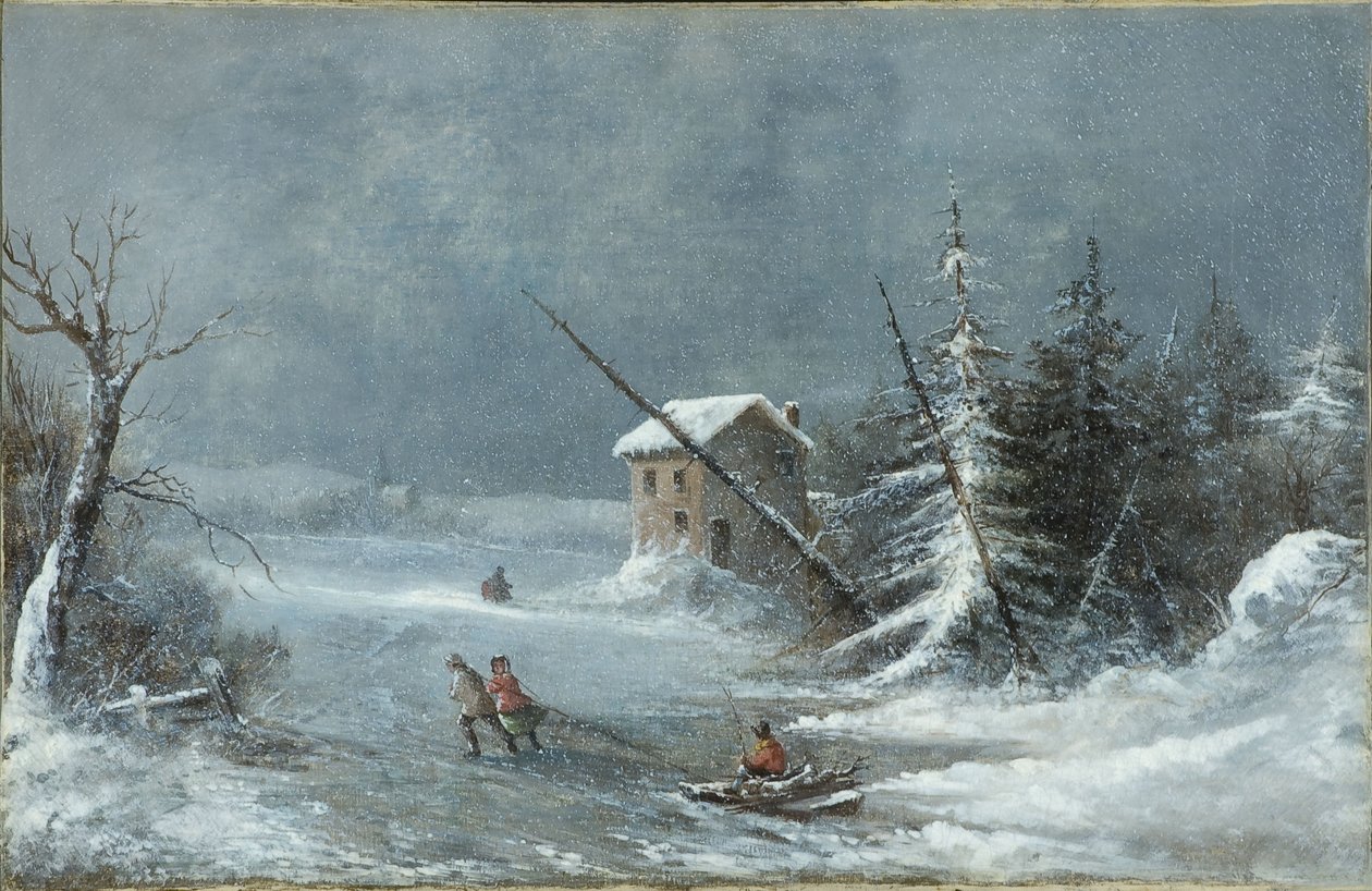 Blizzard od Cornelius Krieghoff