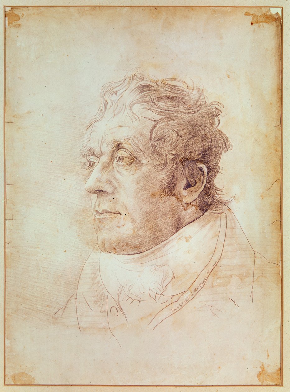 Portrét J.M.W. Soustružník od Cornelius Varley