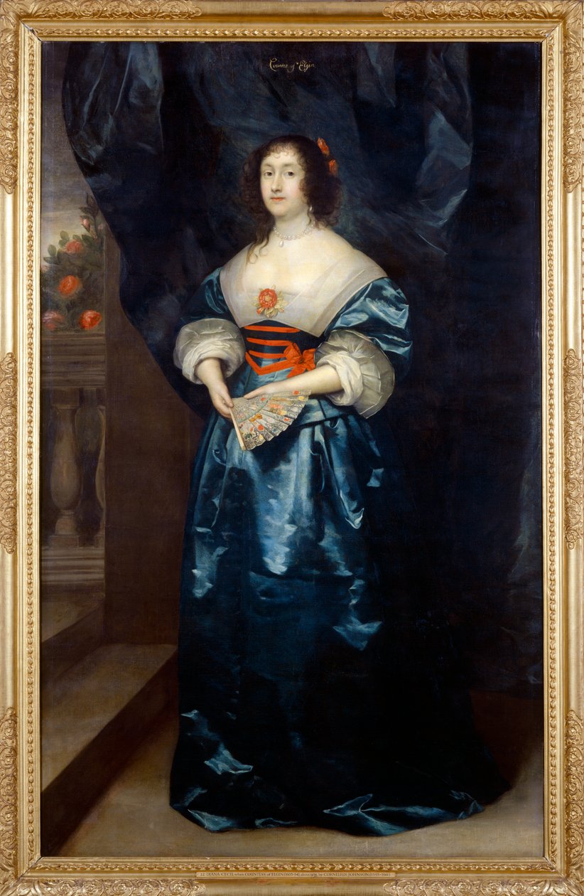 Diana Cecil c.1638 (olej na plátně) od Cornelius Janssen van Ceulen