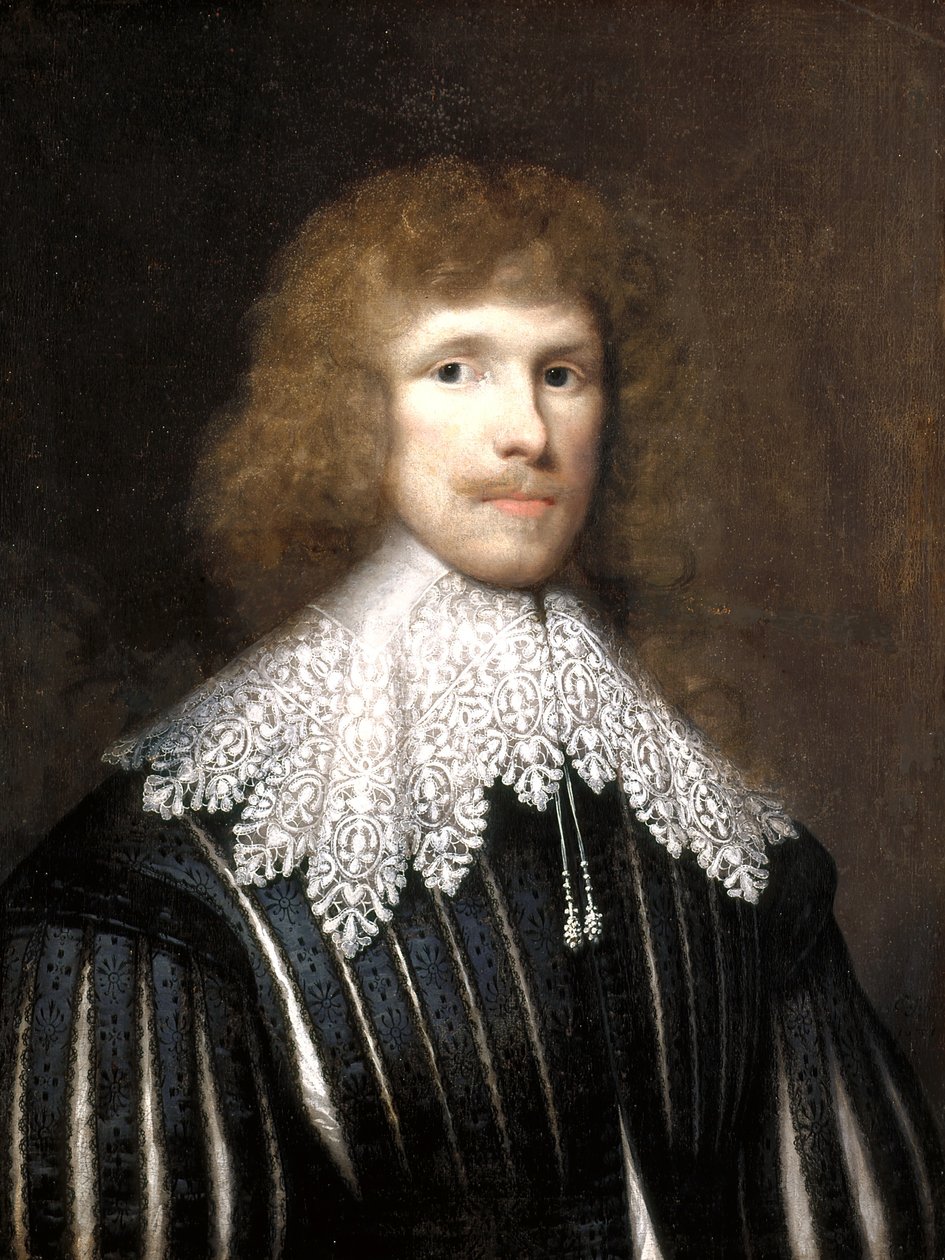 Portrét Luciuse Careyho, druhého vikomta Falklanda (olej na plátně) od Cornelius Janssen van Ceulen