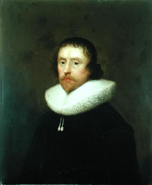 Portrét plukovníka Francise Hungatea ze Saxtonu, kolem roku 1640 (olej na plátně) od Cornelius Janssen van Ceulen