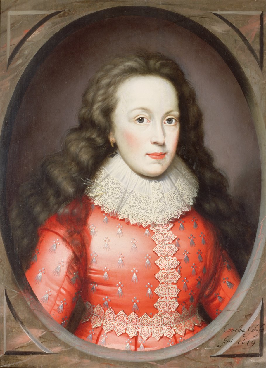 Portrét dámy jménem Alathea, hraběnka z Arundel, 1619 od Cornelius Janssen van Ceulen