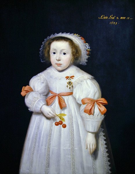 Portrét mladé dívky od Cornelius Janssen van Ceulen