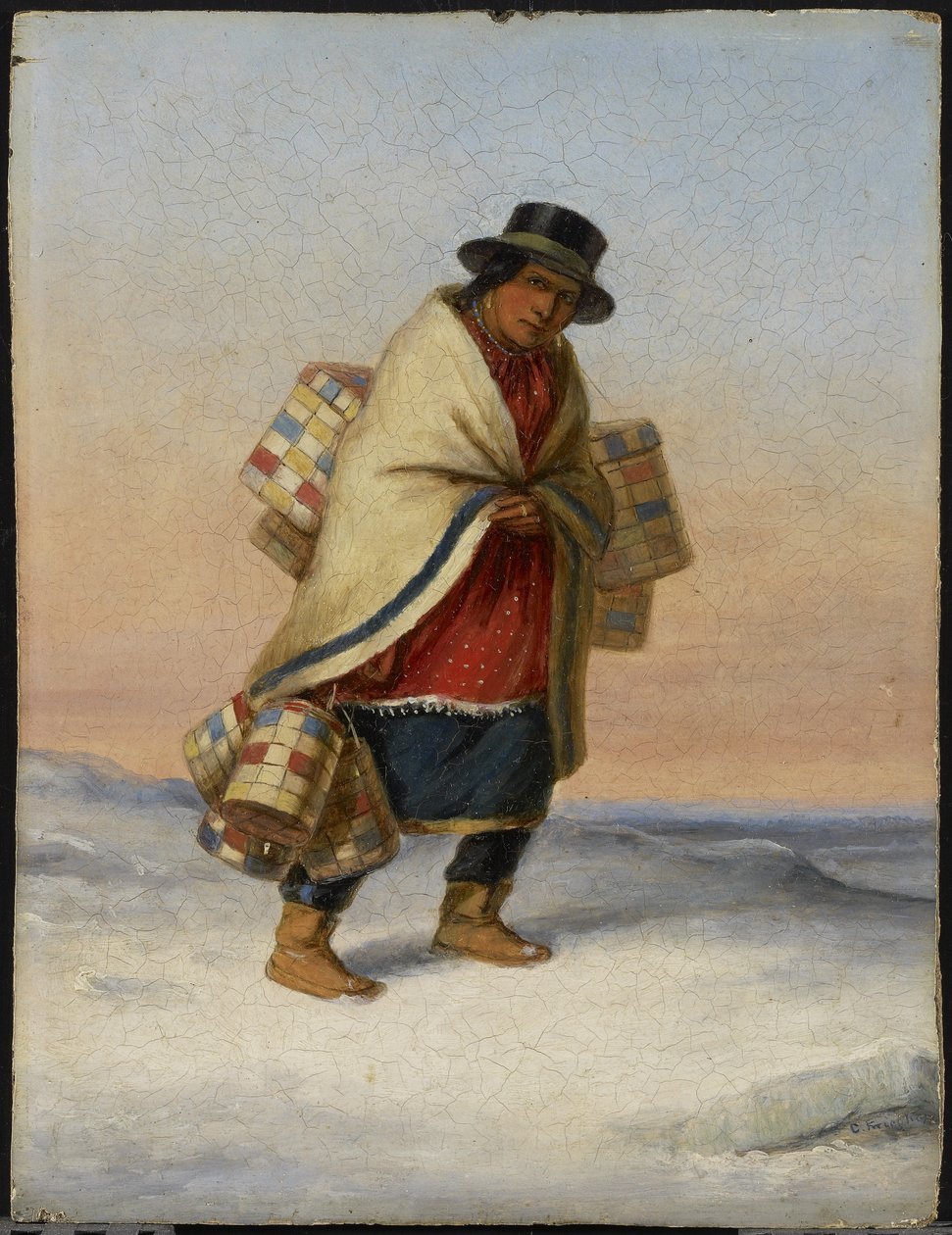 The Basket Seller, c.1850 od Cornelius Krieghoff