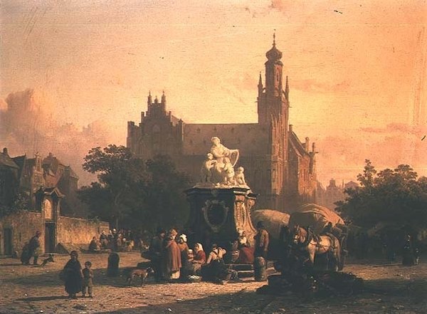 Městské náměstí od Cornelius Springer