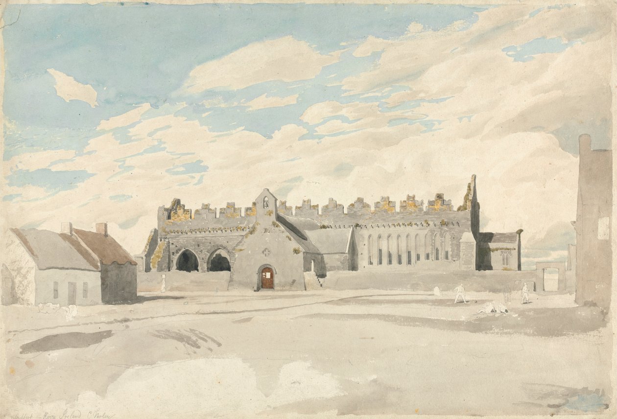 Katedrála Ardfert, Kerry, Irsko od Cornelius Varley