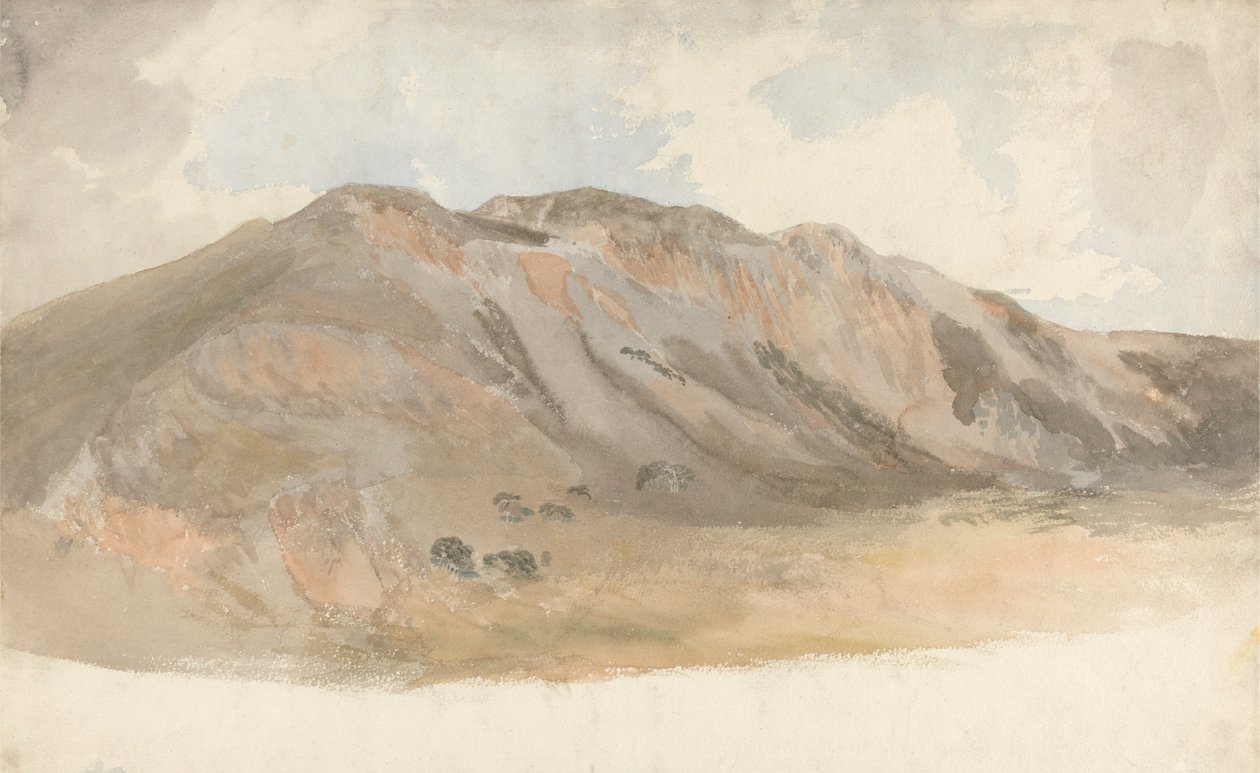 Horská krajina, Severní Wales od Cornelius Varley
