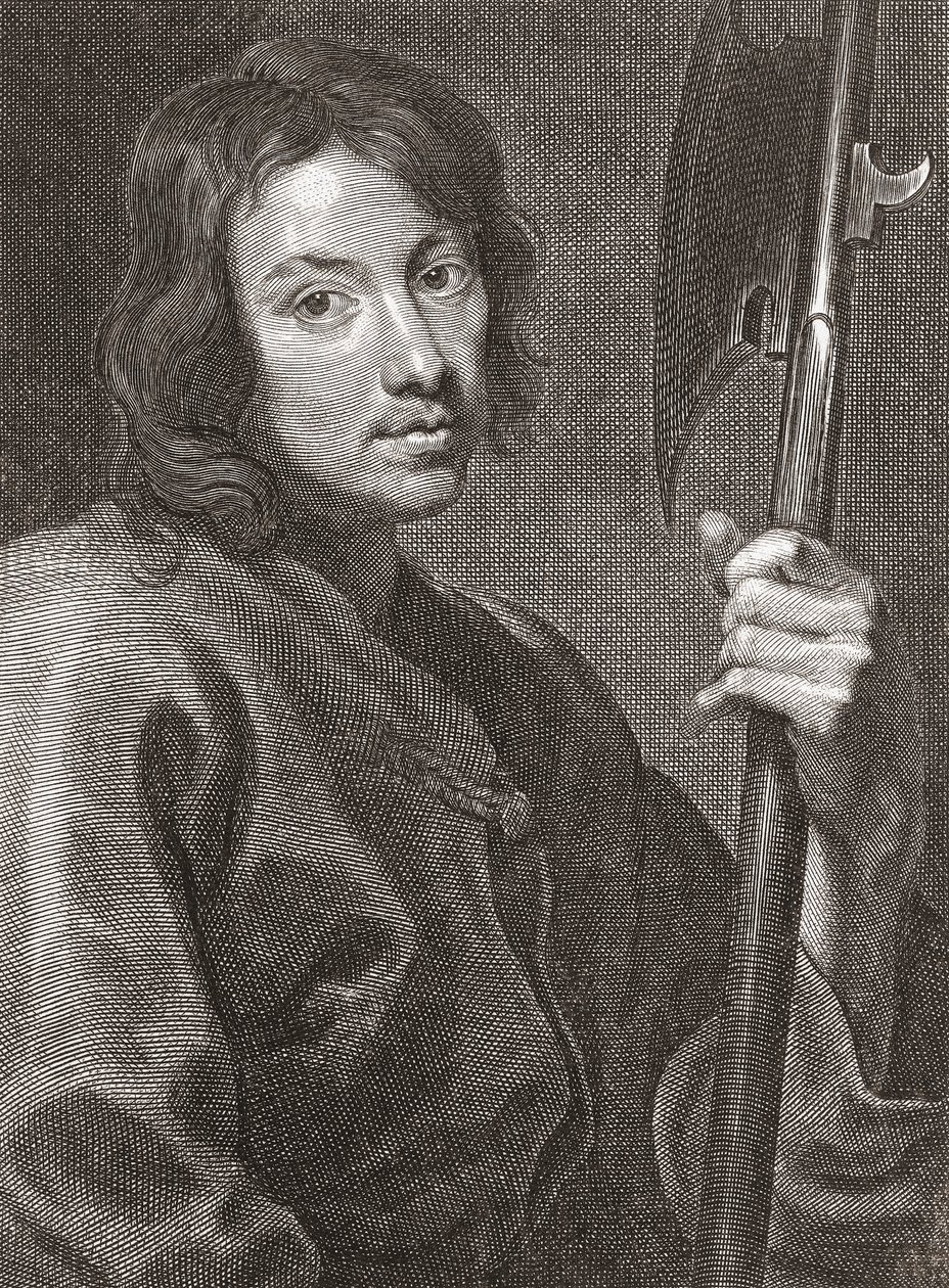 Svatý Matouš nebo Matouš apoštol. Portrét. od Cornelius van Caukercken